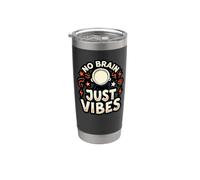 Just Vibes Retro Bootleg Meme Humor Divertido Vaso térmico de acero inoxidable de doble pared