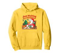 Just Waiting For Christmas Holiday Duck Fun Sudadera con Capucha