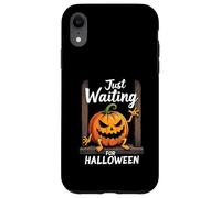 Just Waiting For Halloween Pumpkin Art Carcasa para iPhone XR