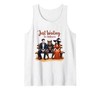 Just Waiting For Halloween Vampire Witch Camiseta sin Mangas