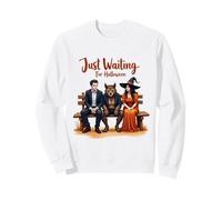 Just Waiting For Halloween Vampire Witch Sudadera