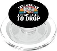 Just Waiting For My Balls To Drop Bingo Hobby Game - PopSockets PopGrip para MagSafe