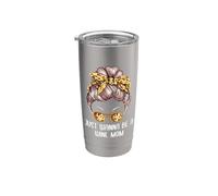 Just Wanna be a Wine Mom Mother's Day Party Best Mom Ever Vaso térmico de acero inoxidable de doble pared