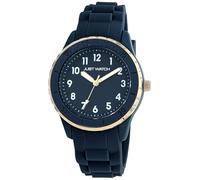 Just Watch Kaia - Reloj de pulsera para mujer, correa de silicona, 5 ATM, color marrón y dorado, azul/dorado, Pulsera