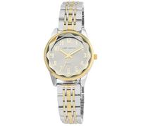 Just Watch Reloj de mujer Valentia con correa de acero inoxidable, diámetro de 30 mm, bicolor/marrón