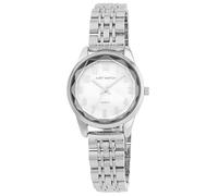 Just Watch Reloj de mujer Valentia con correa de acero inoxidable, diámetro de 30 mm, color plateado y nácar, plata, Pulsera