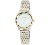 Just Watch Reloj de mujer Valentia con correa de acero inoxidable, diámetro de 30 mm, color plateado y nácar, Bicolor., Pulsera