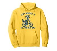 Just Wingin' It Till The Bell Ring Sudadera con Capucha