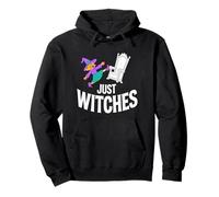 Just Witches Bruja Feminista Halloween Sudadera con Capucha