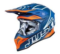 Just1 J39 Thruster, casco cruzado S male Azul Oscuro/Naranja/Blanco