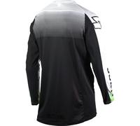 Just1 J-Flex 2.0 Transition Maillot de motocross, negro-verde, tamaño XL para Hombres