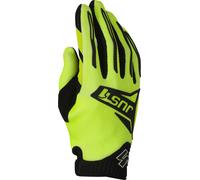 Just1 J-Force 2.0 Guantes de motocross, negro-amarillo, tamaño M para Hombres