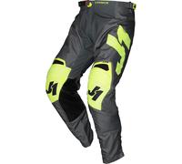 Just1 J-Force Terra Pantalones de Motocross, gris-amarillo, tamaño 44 para Hombres