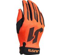 Just1 J-Force X Guantes de Motocross, negro-naranja, tamaño XS para Hombres