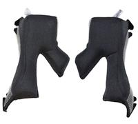 Just1 J12 Almohadillas de la mejilla, negro, tamaño S para Hombres