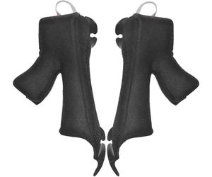 Just1 J14 Almohadillas de la mejilla, negro, tamaño L