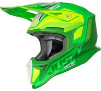 Just1 J18 Pulsar MIPS Casco de motocross, verde mate, Talla S (55/56)