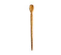 Justa la Fusta | Cuchara Cóctel De Madera De Olivo | Fabricada De Forma Artesanal En España con Madera Natural, Resistente Y con Propiedades Anti-Bacterianas | Cuchara Estilo Valenciano Tamaño Corto