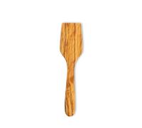 Justa La Fusta | Pala Lisa Corta de Madera 28x6,5 cm | Utensilios De Cocina | Hecha A Mano De Forma Artesanal En España, Sin Barniz | Espátula Cocina Madera De Olivo | Paleta Cocina, Madera Natural