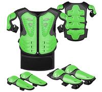 JUSTDOLIFE5 Piezas de protección de Moto para niños, Rodillera, Transpirable, Equipo Creativo para Moto Cross Infantil para Todo Terreno Ciclismo esquí Patinaje