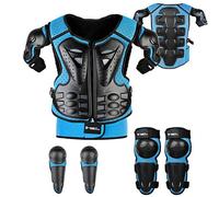 JUSTDOLIFE5 Piezas de protección de Moto para niños, Rodillera, Transpirable, Equipo Creativo para Moto Cross Infantil para Todo Terreno Ciclismo esquí Patinaje