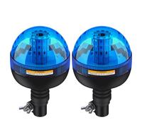 Justech 2PCs 40LED Luces de Emergencia Homologadas ECE,Luces Rotativas Impermeable IP56,3 Modos,Luz de advertencia para tractor y remolque de 12 V/24 V