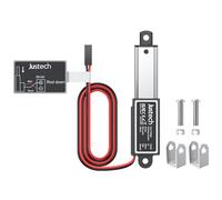 Justech 30mm Actuador Lineal Motor DC 12V 30N Motor de Actuador Lineal Aleación de Aluminio para Ajustar las Antenas de Televisión, la Silla de Cubierta, Ventanas y Otras Aplicaciones