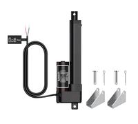 Justech Actuador Lineal 12V,Motor Actuador Lineal 2000N 150mm,Impermeable IP54,Aleación de Aluminio para Equipos Médicos,Línea de Producción,Mesa Elevadora,Sofá