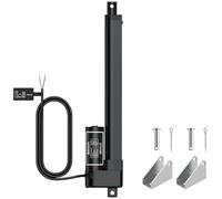 Justech Actuador Lineal 3000N 250mm,12V Motor Actuador Lineal,Impermeable IP65,Aleación de Aluminio Para Conversión de Descarga de Remolque,Carretilla Manual,Cama eléctrica
