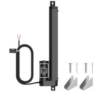Justech Actuador Lineal Motor 1000N 250mm DC 12V para Auto RV Abridor Eléctrico de Puerta Construcción de Maquinaria Agrícola Industrial Vehículo de Barrido Limpios Buques de Carga y Otra Aplicación