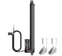 Justech Actuador Lineal Motor 1000N 300mm DC 12V para Auto RV Abridor Eléctrico de Puerta Construcción de Maquinaria Agrícola Industrial Vehículo de Barrido Limpios Buques de Carga y Otra Aplicación