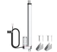 Justech Actuador Lineal Motor 1500N 300mm DC 12V para Auto RV Abridor Eléctrico de Puerta Construcción de Maquinaria Agrícola Industrial Vehículo de Barrido Limpios Buques de Carga y Otra Aplicación