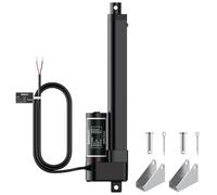 Justech Actuador Lineal Motor 3000N 200mm DC 12V para Auto RV Abridor Eléctrico de Puerta Construcción de Maquinaria Agrícola Industrial Vehículo de Barrido Limpios Buques de Carga y Otra Aplicación