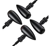 Justech Intermitente Moto 4PCS 12LEDs Luz de Señal de Giro Motocicleta Indicadores Impermeable 12V Luces Intermitentes Delanteras y Traseras Universales para Motocicleta Scooter Quad Off Road