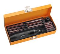 Justech Juego de Destornilladores de Impacto con 1/2" Asa Demontable,Acero Cromo Vanadio,Destorgolpe de Golpe Impacto con 12PCS Puntas Slot,Phillips,Hex para Quitar Tornillos Oxidados y Rebeldes