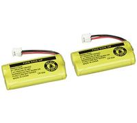 JustGreatDealz Batería BT184342 / BT284342 para AT&T Vtech GE RCA y claridad, 2,4 V, 550 mAh, Ni-MH (2 unidades)