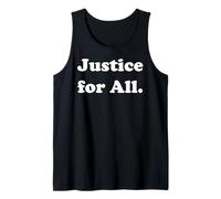 Justice For All Equality Activism Statement Camiseta sin Mangas