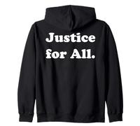 Justice For All Equality Activism Statement Sudadera con Capucha