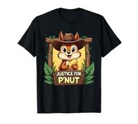 Justice for P'Nut Adorable Sombrero de Vaquero Peanut The Squirrel Camiseta