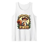 Justice for P'Nut Adorable Sombrero de Vaquero Peanut The Squirrel Camiseta sin Mangas