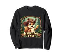 Justice for P'Nut Adorable Sombrero de Vaquero Peanut The Squirrel Sudadera
