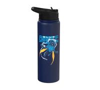 Justice League Blue Beetle Stainless Steel Insulated Water Bottle