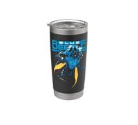 Justice League Blue Beetle Vaso térmico de acero inoxidable de doble pared