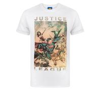 Justice League Camiseta con diseño clásico para hombres (NS4411)