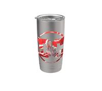 Justice League Cyborg DC Comics Logo Vaso térmico de acero inoxidable de doble pared