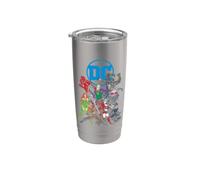 Justice League DC Comics Villian Logo Vaso térmico de acero inoxidable de doble pared