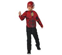 Justice League - Disfraz The Flash con Pecho musculoso, M (Rubie'S Spain 34075) Carnaval