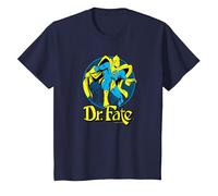Justice League Dr. Fate Ankh Camiseta, Niños, Azul Marino, 2 años