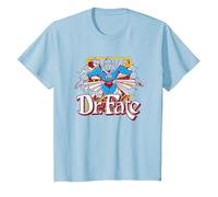 Justice League Dr. Fate Stars Camiseta, Niños, Azul Bebé, 8 años