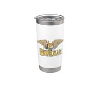Justice League Hawkman and Logo Vaso térmico de acero inoxidable de doble pared